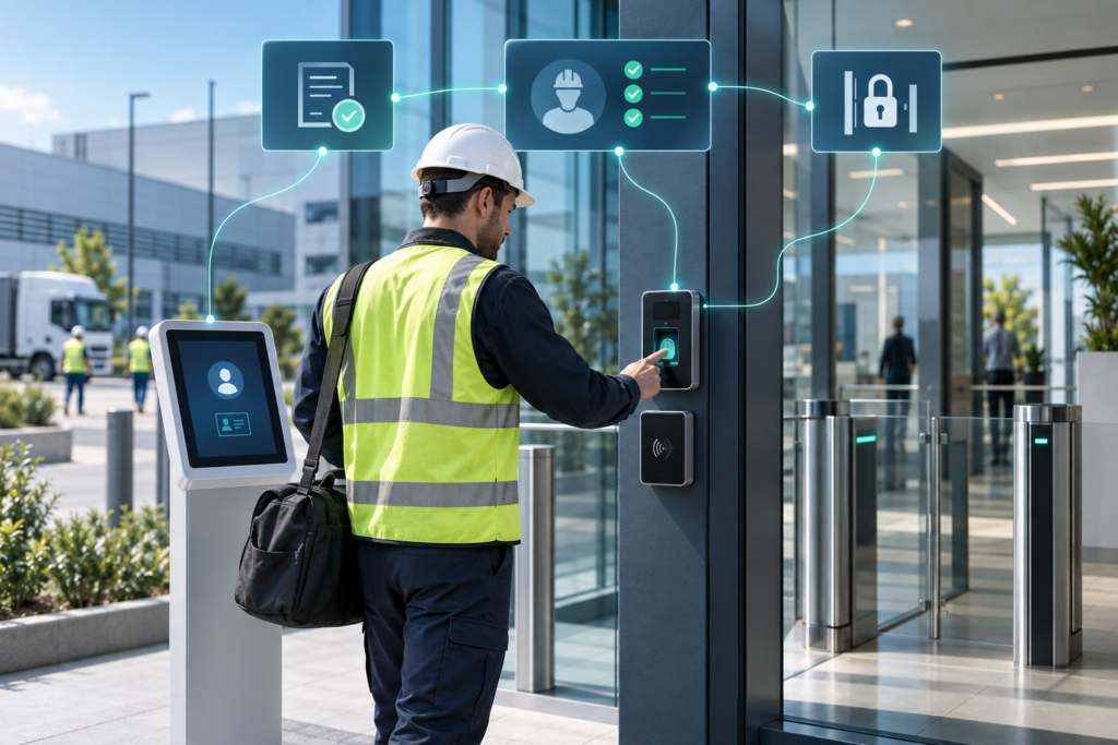 Contractor safety onboarding